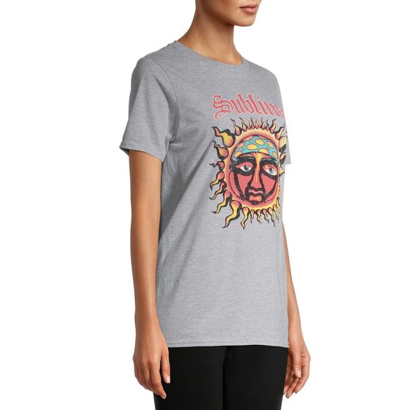 Sublime Stamp Logo ska punk rock Boyfriend Official T-Shirt L NWT - Picture 3 of 4